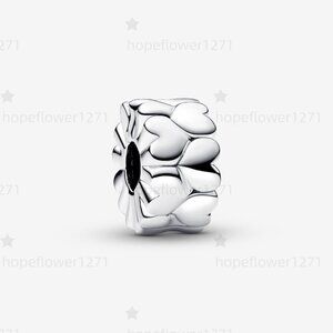 Pandora Heart Pattern Clip Charm